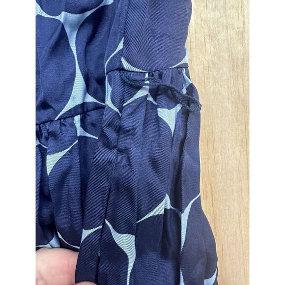 Kate Spade Joydot Silk Blend Twill Blue Polka Dot Mini Dress New! $368 Sz 8 - Picture 6 of 7